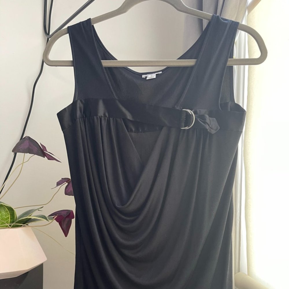 Foley + Corinna  Silk Black Shirt